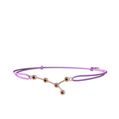 Cancer Bileklik - Dumanlı kuvars 14 ayar rose altın bileklik #1b9wcfc