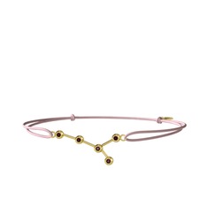 Kök yakut 925 ayar altın kaplama gümüş bileklik