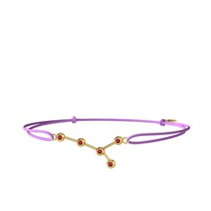 Cancer Bileklik - Rodolit garnet 8 ayar altın bileklik #1j0by5l