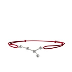 Cancer Bileklik - Pırlanta 18 ayar beyaz altın bileklik (0.18 karat) #1le3uc2