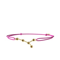 Cancer Bileklik - Dumanlı kuvars 14 ayar altın bileklik #1pzsvku