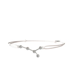 Cancer Bileklik - Swarovski 18 ayar beyaz altın bileklik #1somiqh