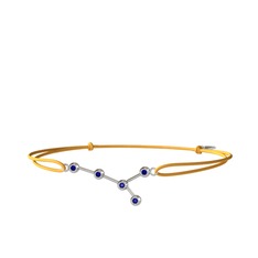 Cancer Bileklik - Lab safir 925 ayar gümüş bileklik #1wdoxjd