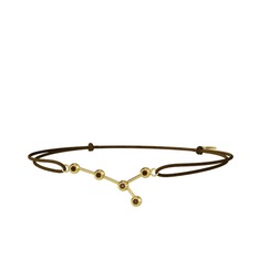 Cancer Bileklik - Dumanlı kuvars 14 ayar altın bileklik #1xrxwdo