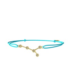 Cancer Bileklik - Swarovski 8 ayar altın bileklik #2lr2d9