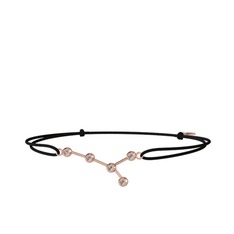 Cancer Bileklik - Swarovski 925 ayar rose altın kaplama gümüş bileklik #3lahno