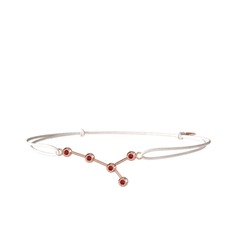Garnet 18 ayar rose altın bileklik