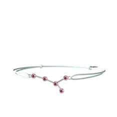 Rodolit garnet 925 ayar gümüş bileklik