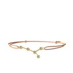 Cancer Bileklik - Swarovski 18 ayar altın bileklik #id0ne9
