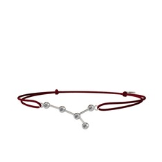 Cancer Bileklik - Pırlanta 14 ayar beyaz altın bileklik (0.18 karat) #iyghxt