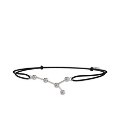 Cancer Bileklik - Swarovski 18 ayar beyaz altın bileklik #mfoipd