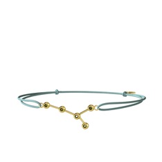 Cancer Bileklik - Peridot 925 ayar altın kaplama gümüş bileklik #pqv5do