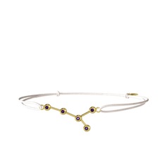 Cancer Bileklik - Ametist 14 ayar altın bileklik #ub5nnv