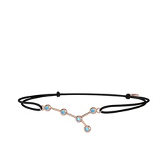 Cancer Bileklik - Akuamarin 14 ayar rose altın bileklik #upc5pi