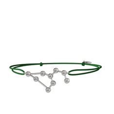 Leo Bileklik - Swarovski 8 ayar beyaz altın bileklik #115a6k1
