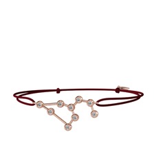 Leo Bileklik - Swarovski 18 ayar rose altın bileklik #16xyo3e