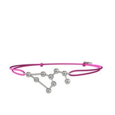 Leo Bileklik - Swarovski 14 ayar beyaz altın bileklik #18nqoka