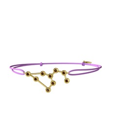 Leo Bileklik - Dumanlı kuvars 18 ayar altın bileklik #1cofoob