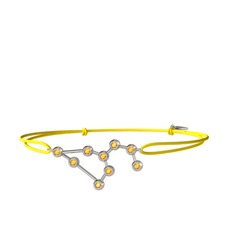 Leo Bileklik - Sitrin 925 ayar gümüş bileklik #1e0orsv