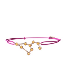 Sitrin 8 ayar rose altın bileklik
