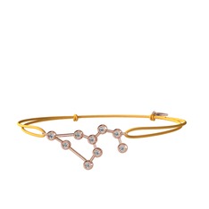 Leo Bileklik - Swarovski 8 ayar rose altın bileklik #1myaqr9