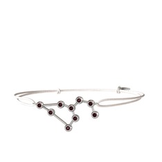 Leo Bileklik - Kök yakut 925 ayar gümüş bileklik #1q096yv