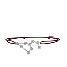 Leo Bileklik - Swarovski 8 ayar beyaz altın bileklik #1r0g9ge