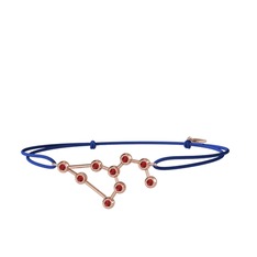 Garnet 8 ayar rose altın bileklik