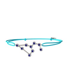 Lab safir 925 ayar gümüş bileklik