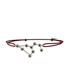 Dumanlı kuvars 925 ayar gümüş bileklik