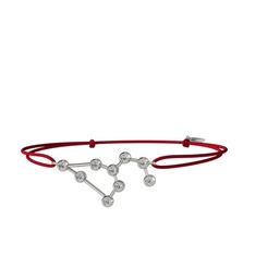 Leo Bileklik - Beyaz zirkon 8 ayar beyaz altın bileklik #8ngfja