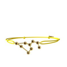 Leo Bileklik - Dumanlı kuvars 14 ayar altın bileklik #9qg0fc