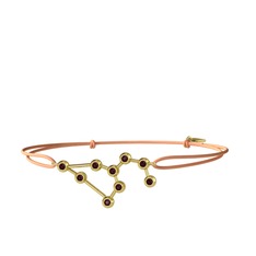 Leo Bileklik - Kök yakut 8 ayar altın bileklik #bms7oz