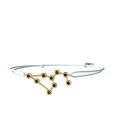 Leo Bileklik - Kök yakut 18 ayar altın bileklik #g7ode2