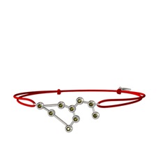 Leo Bileklik - Peridot 925 ayar gümüş bileklik #ghvie8