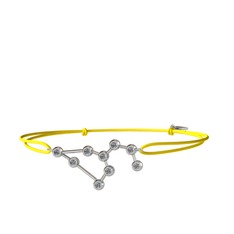 Leo Bileklik - Pırlanta 18 ayar beyaz altın bileklik (0.324 karat) #gx9wnt