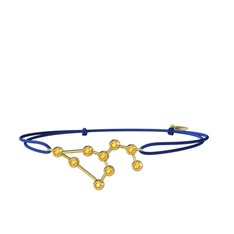 Leo Bileklik - Sitrin 8 ayar altın bileklik #htctr