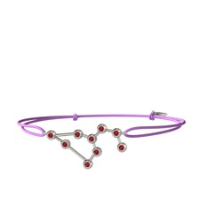 Leo Bileklik - Garnet 925 ayar gümüş bileklik #iajkzs