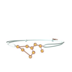 Leo Bileklik - Sitrin 18 ayar rose altın bileklik #pxjyww