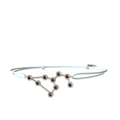 Leo Bileklik - Dumanlı kuvars 925 ayar gümüş bileklik #q2l95r