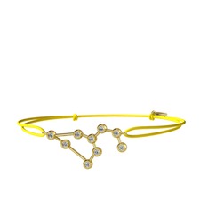 Leo Bileklik - Beyaz zirkon 14 ayar altın bileklik #qfrkt7