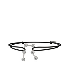 Gemini Bileklik - Swarovski 18 ayar beyaz altın bileklik #19bh7do