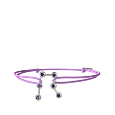 Ametist 925 ayar gümüş bileklik