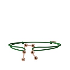 Gemini Bileklik - Dumanlı kuvars 925 ayar rose altın kaplama gümüş bileklik #1de0wlr