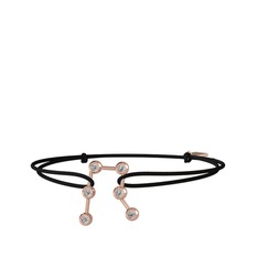 Gemini Bileklik - Swarovski 14 ayar rose altın bileklik #1e3r75b