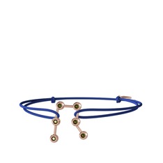 Peridot 14 ayar rose altın bileklik