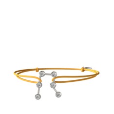 Gemini Bileklik - Beyaz zirkon 925 ayar gümüş bileklik #1t0vntf