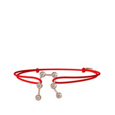Gemini Bileklik - Swarovski 18 ayar rose altın bileklik #1uo2ltk