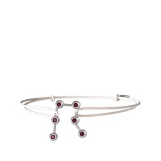 Gemini Bileklik - Kök yakut 925 ayar gümüş bileklik #1xcx0y5