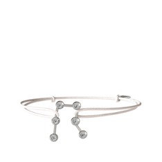 Gemini Bileklik - Beyaz zirkon 925 ayar gümüş bileklik #1xop8oa